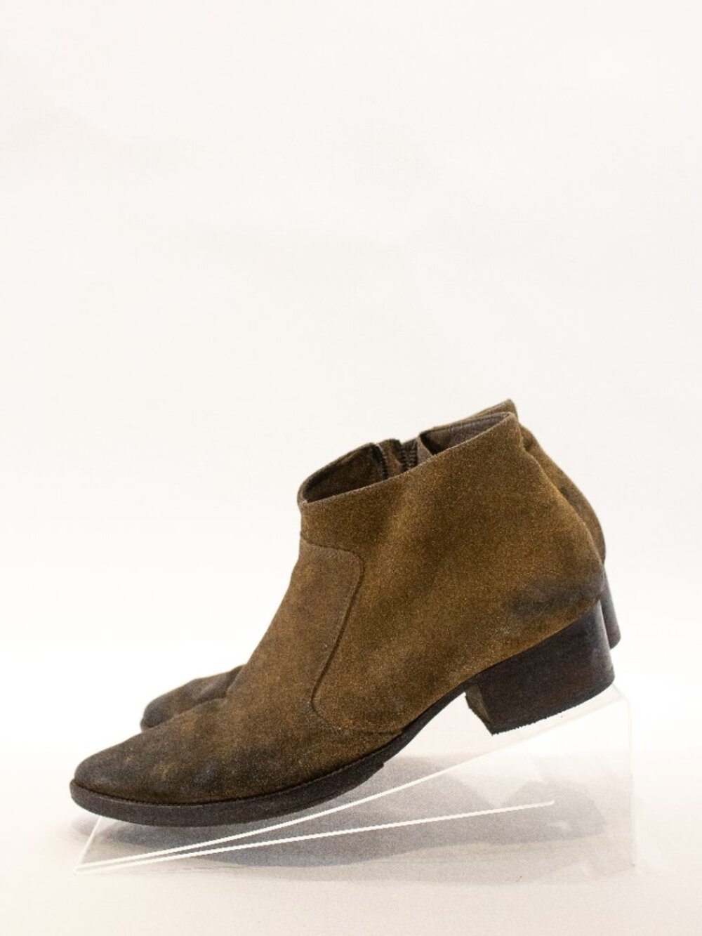 Distressed Suede Chelsea-Style Ankle Boots - Picture 4 of 4